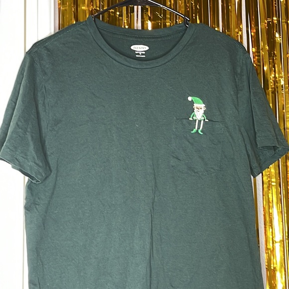 A13).  Old Navy Soft Washed Short Sleeves Tops Tees Green size Medium (A#003) - Picture 2 of 4